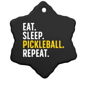 Cool Pickleball Art For Pickle Ball Lovers Players Ceramic Star Ornament