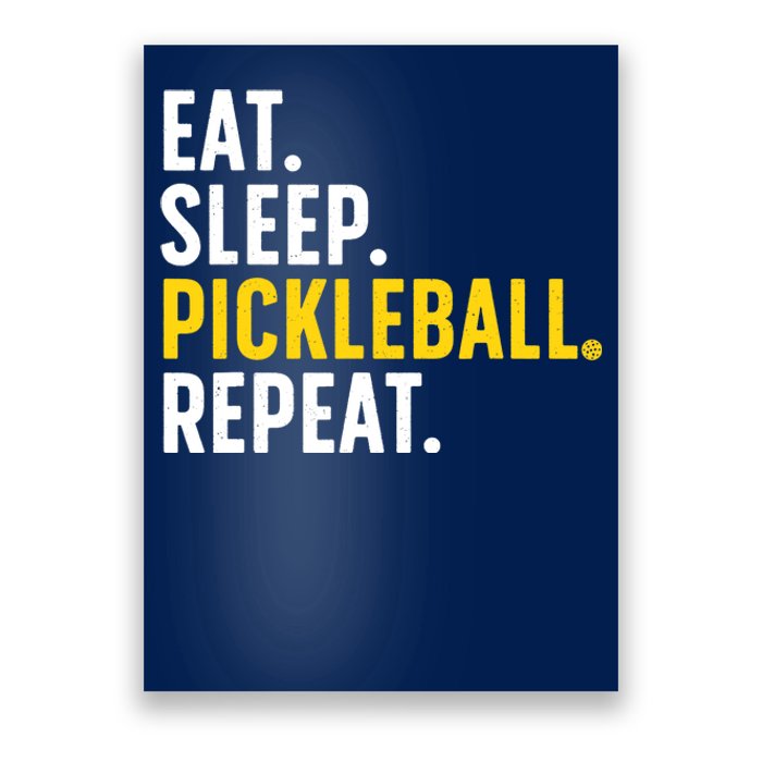 Cool Pickleball Art For Pickle Ball Lovers Players Poster