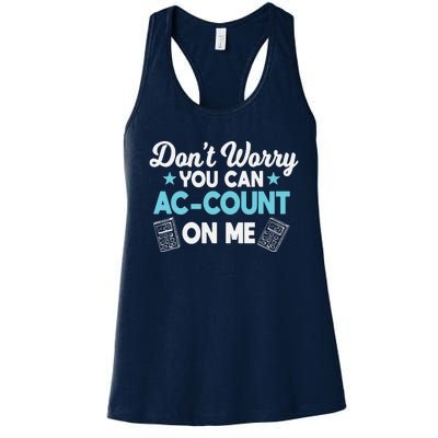 Certified Public Accountant Account Analyst Women's Racerback Tank