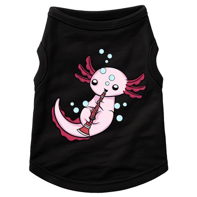 Clarinet Player Axolotl Lover  Big Band Music Clarinet  Doggie Tank