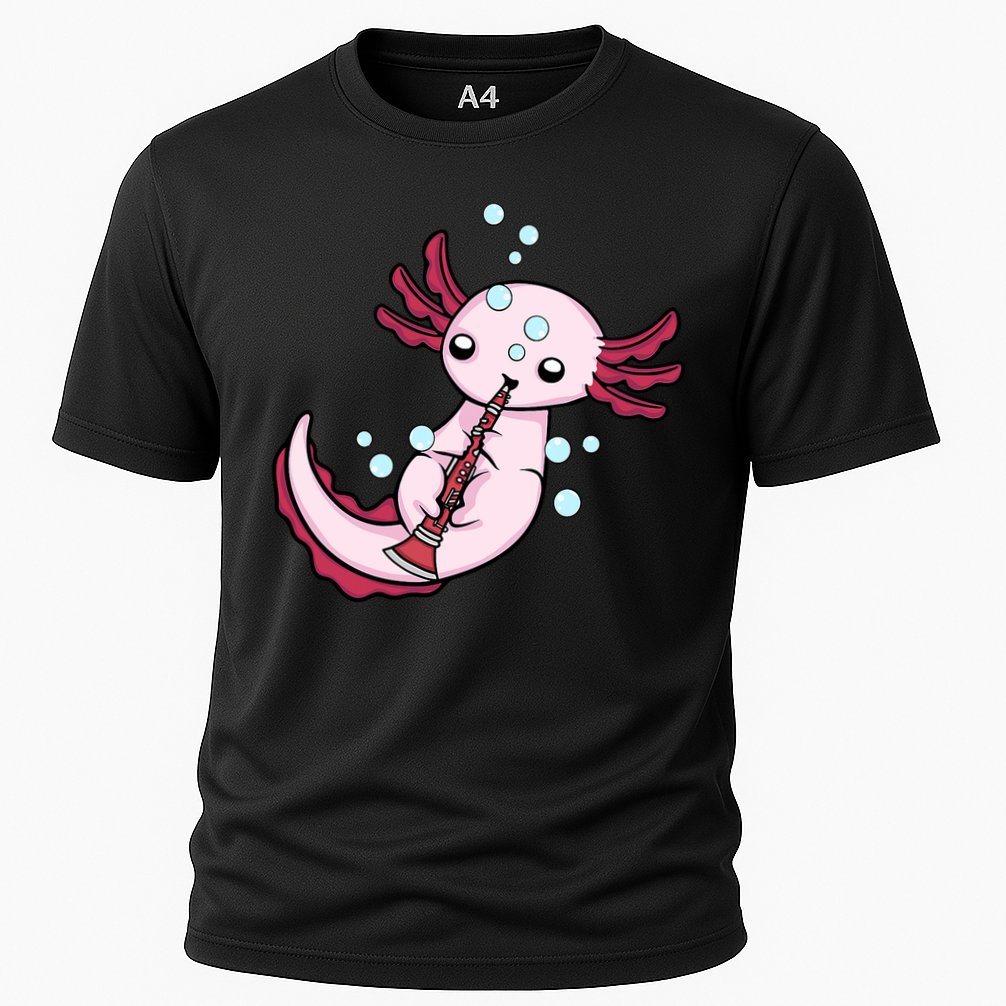 Clarinet Player Axolotl Lover  Big Band Music Clarinet  Performance Shirt