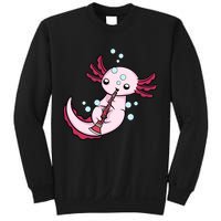 Clarinet Player Axolotl Lover  Big Band Music Clarinet  Sweatshirt