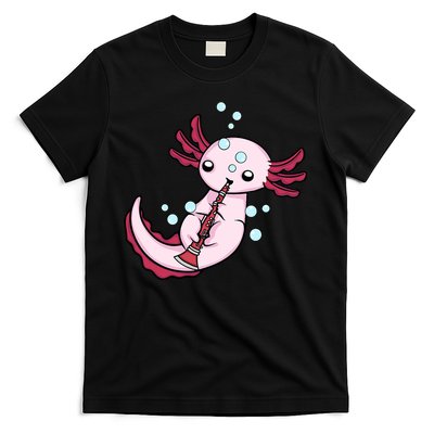 Clarinet Player Axolotl Lover  Big Band Music Clarinet  T-Shirt