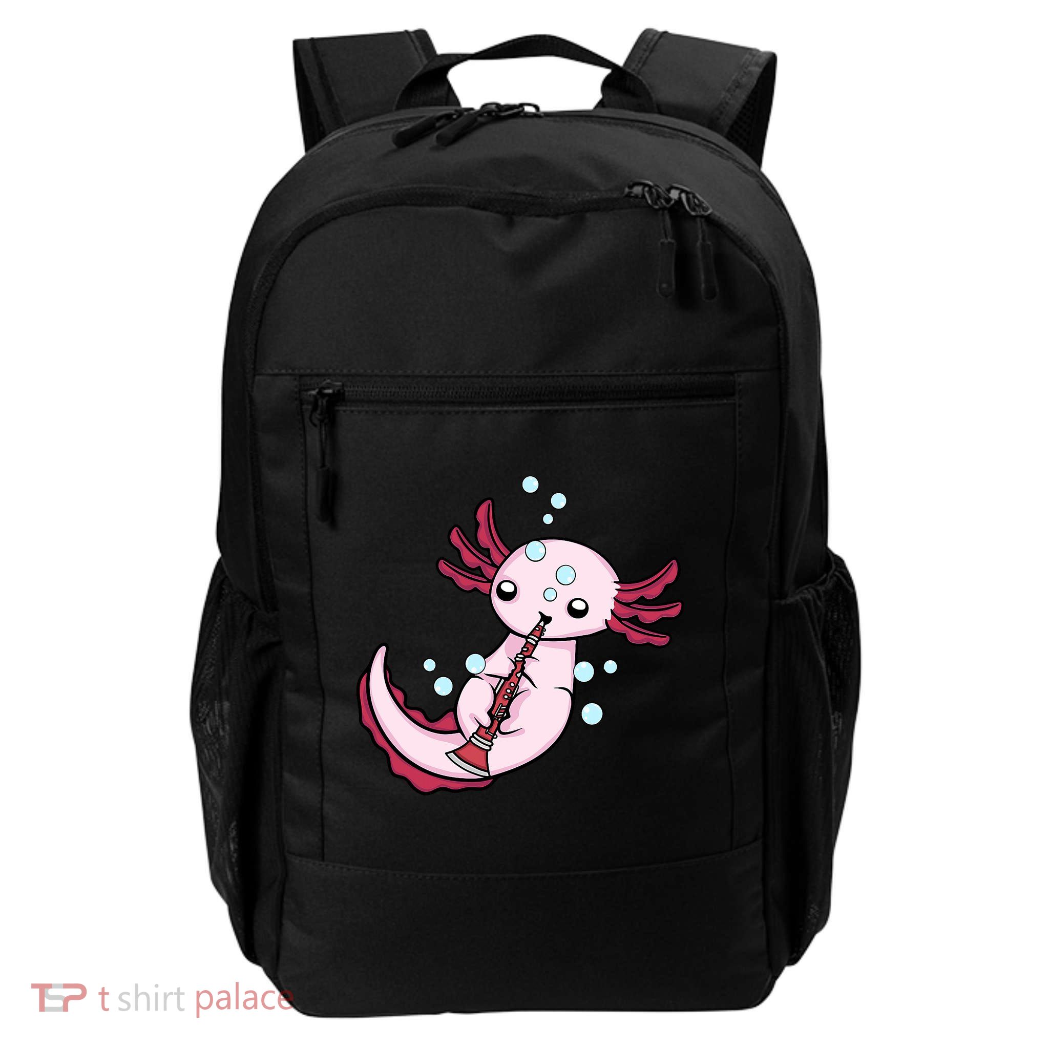 Clarinet Player Axolotl Lover  Big Band Music Clarinet  Backpack