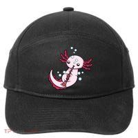 Clarinet Player Axolotl Lover  Big Band Music Clarinet  7-Panel Snapback Hat