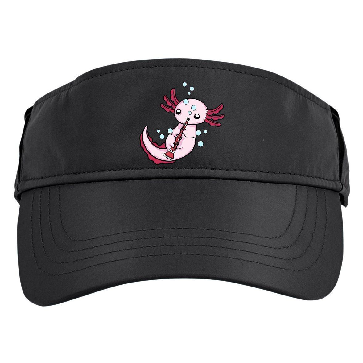 Clarinet Player Axolotl Lover  Big Band Music Clarinet  Adult Drive Performance Visor