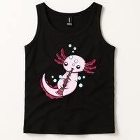 Clarinet Player Axolotl Lover  Big Band Music Clarinet  Tank Top