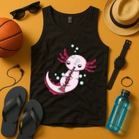 Clarinet Player Axolotl Lover  Big Band Music Clarinet  Tank Top