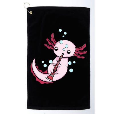 Clarinet Player Axolotl Lover  Big Band Music Clarinet  Golf Towel