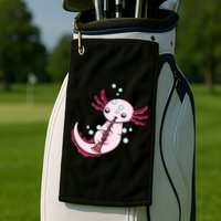 Clarinet Player Axolotl Lover  Big Band Music Clarinet  Golf Towel