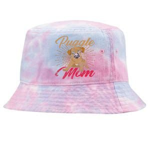 Cute Pet Animal Dog Lover Puggle Mom Mothers Day Puggle Tie-Dyed Bucket Hat