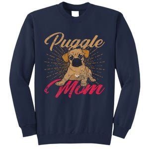 Cute Pet Animal Dog Lover Puggle Mom Mothers Day Puggle Tall Sweatshirt