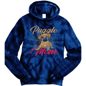 Cute Pet Animal Dog Lover Puggle Mom Mothers Day Puggle Tie Dye Hoodie