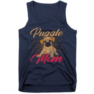 Cute Pet Animal Dog Lover Puggle Mom Mothers Day Puggle Tank Top