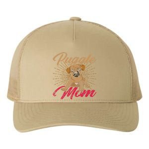 Cute Pet Animal Dog Lover Puggle Mom Mothers Day Puggle Yupoong Adult 5-Panel Trucker Hat