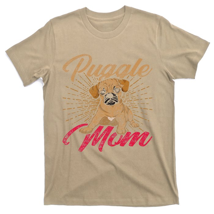 Cute Pet Animal Dog Lover Puggle Mom Mothers Day Puggle T-Shirt