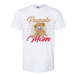 Cute Pet Animal Dog Lover Puggle Mom Mothers Day Puggle Softstyle CVC T-Shirt