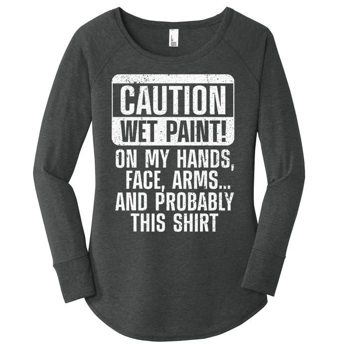 Cool Painter Art Professional Painter Paint Women's Perfect Tri Tunic Long Sleeve Shirt