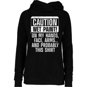 Cool Painter Art Professional Painter Paint Womens Funnel Neck Pullover Hood