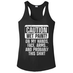 Cool Painter Art Professional Painter Paint Ladies PosiCharge Competitor Racerback Tank