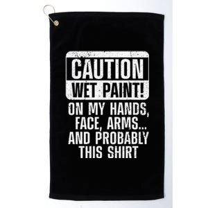 Cool Painter Art Professional Painter Paint Platinum Collection Golf Towel