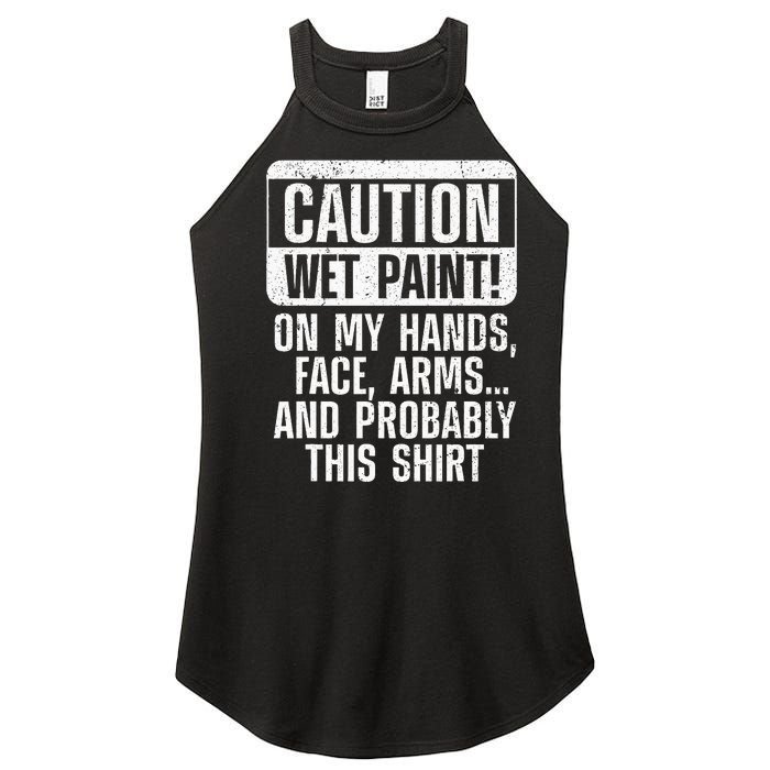 Cool Painter Art Professional Painter Paint Women's Perfect Tri Rocker Tank