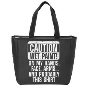 Cool Painter Art Professional Painter Paint Zip Tote Bag