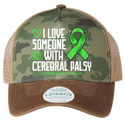 Cerebral Palsy Awareness I Love Someone With Cerebral Palsy Legacy Tie Dye Trucker Hat