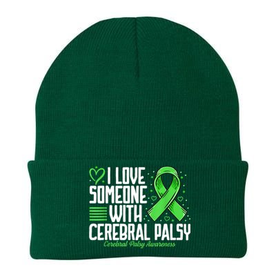 Cerebral Palsy Awareness I Love Someone With Cerebral Palsy Knit Cap Winter Beanie