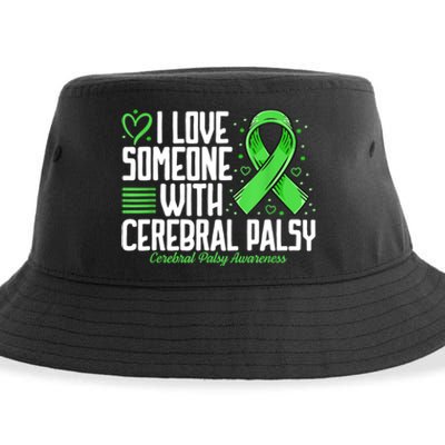 Cerebral Palsy Awareness I Love Someone With Cerebral Palsy Sustainable Bucket Hat