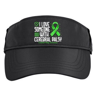 Cerebral Palsy Awareness I Love Someone With Cerebral Palsy Adult Drive Performance Visor