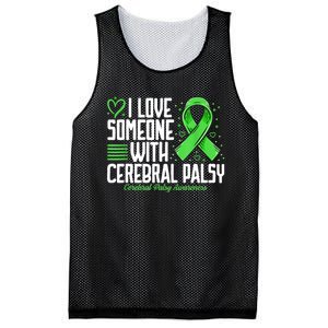 Cerebral Palsy Awareness I Love Someone With Cerebral Palsy Mesh Reversible Basketball Jersey Tank