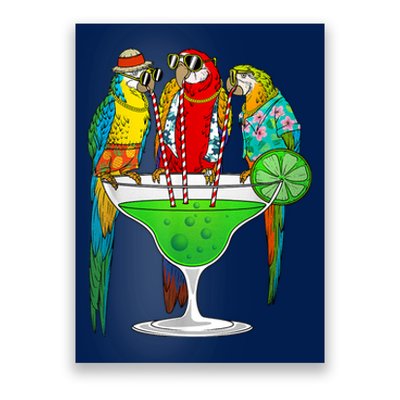 Cool Parrot Art Pet Bird Tropical Parrot Lover Poster