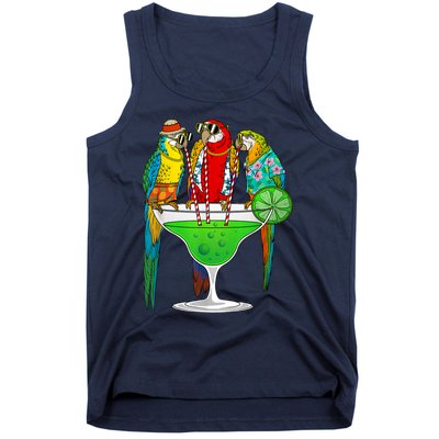 Cool Parrot Art Pet Bird Tropical Parrot Lover Tank Top