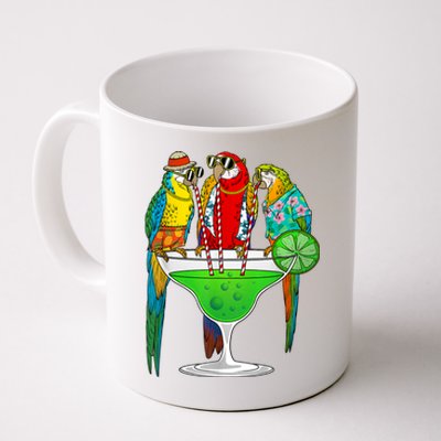 Cool Parrot Art Pet Bird Tropical Parrot Lover Coffee Mug