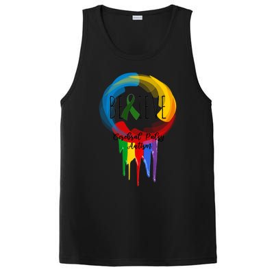 Cerebral Palsy Autism Awareness Dreamcatcher Gift PosiCharge Competitor Tank