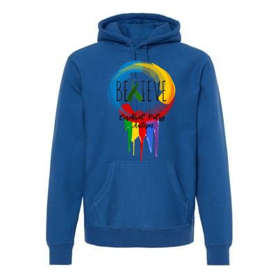 Cerebral Palsy Autism Awareness Dreamcatcher Gift Premium Hoodie