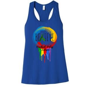 Cerebral Palsy Autism Awareness Dreamcatcher Gift Women's Racerback Tank