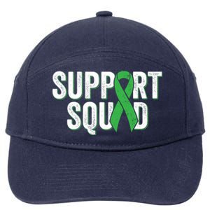 Cerebral Palsy Awareness Gift Support Squad Gift Matching Family Cute Gift 7-Panel Snapback Hat