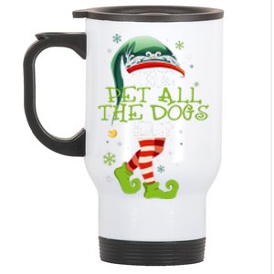 Christmas Pet All Dogs Elf Matching Family Group Xmas Stainless Steel Travel Mug