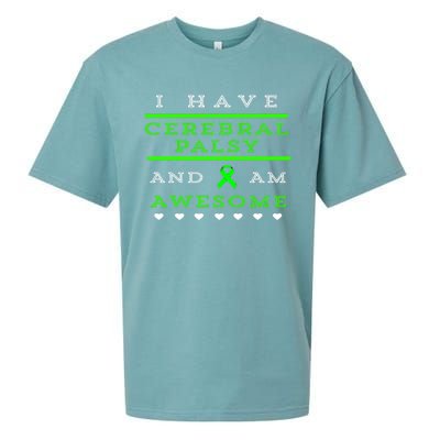 Cerebral Palsy Awareness Gift Sueded Cloud Jersey T-Shirt