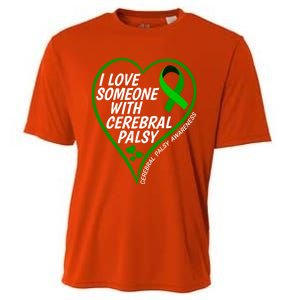 Cerebral Palsy Awareness I Love Someone With Cerebral Palsy Great Gift Cooling Performance Crew T-Shirt