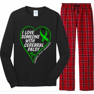 Cerebral Palsy Awareness I Love Someone With Cerebral Palsy Great Gift Long Sleeve Pajama Set