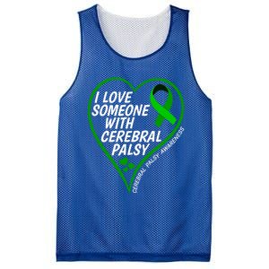 Cerebral Palsy Awareness I Love Someone With Cerebral Palsy Great Gift Mesh Reversible Basketball Jersey Tank