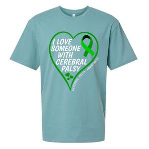 Cerebral Palsy Awareness I Love Someone With Cerebral Palsy Great Gift Sueded Cloud Jersey T-Shirt