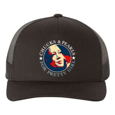 Chucks Pearls And Pretty Kamala Harris Inauguration Yupoong Adult 5-Panel Trucker Hat