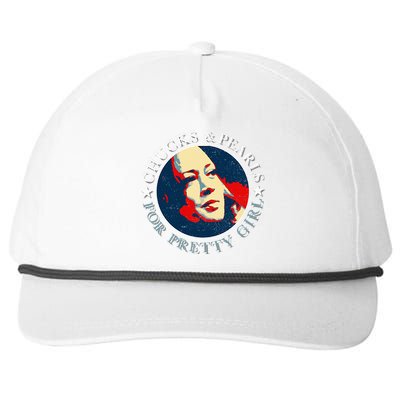 Chucks Pearls And Pretty Kamala Harris Inauguration Snapback Five-Panel Rope Hat