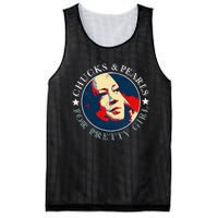 Chucks Pearls And Pretty Kamala Harris Inauguration Mesh Reversible Basketball Jersey Tank