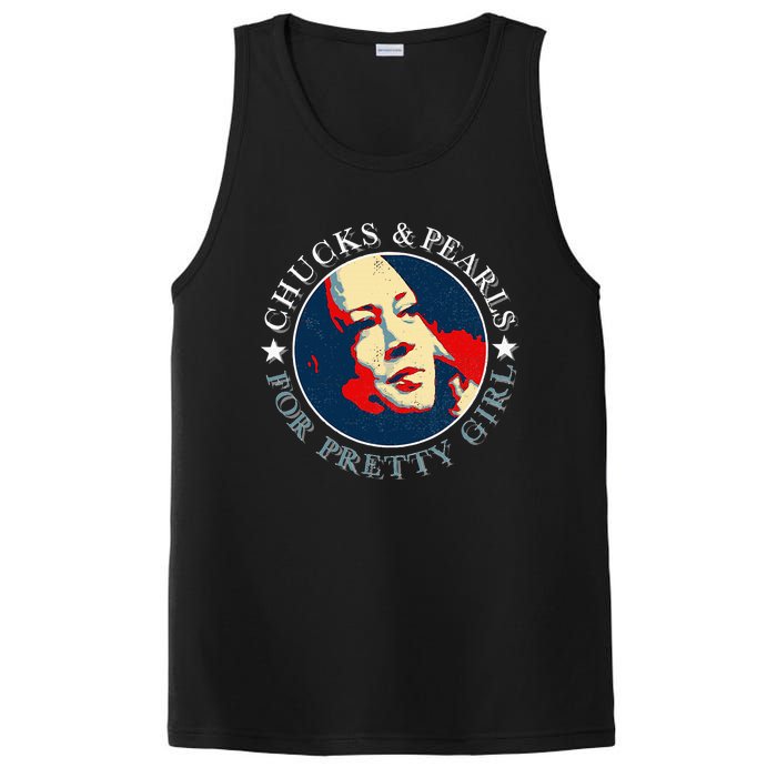 Chucks Pearls And Pretty Kamala Harris Inauguration PosiCharge Competitor Tank