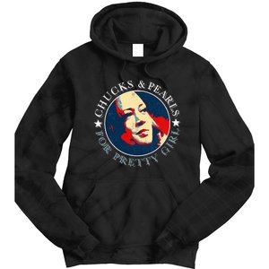 Chucks Pearls And Pretty Kamala Harris Inauguration Tie Dye Hoodie